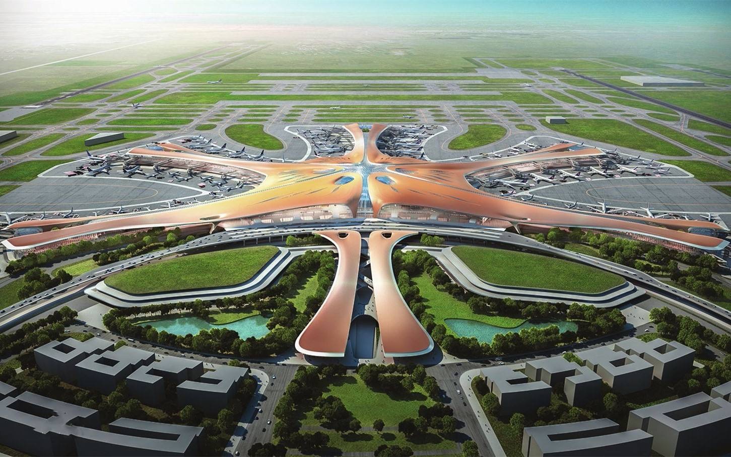 全球第一 ：北京大興機(jī)場(chǎng)